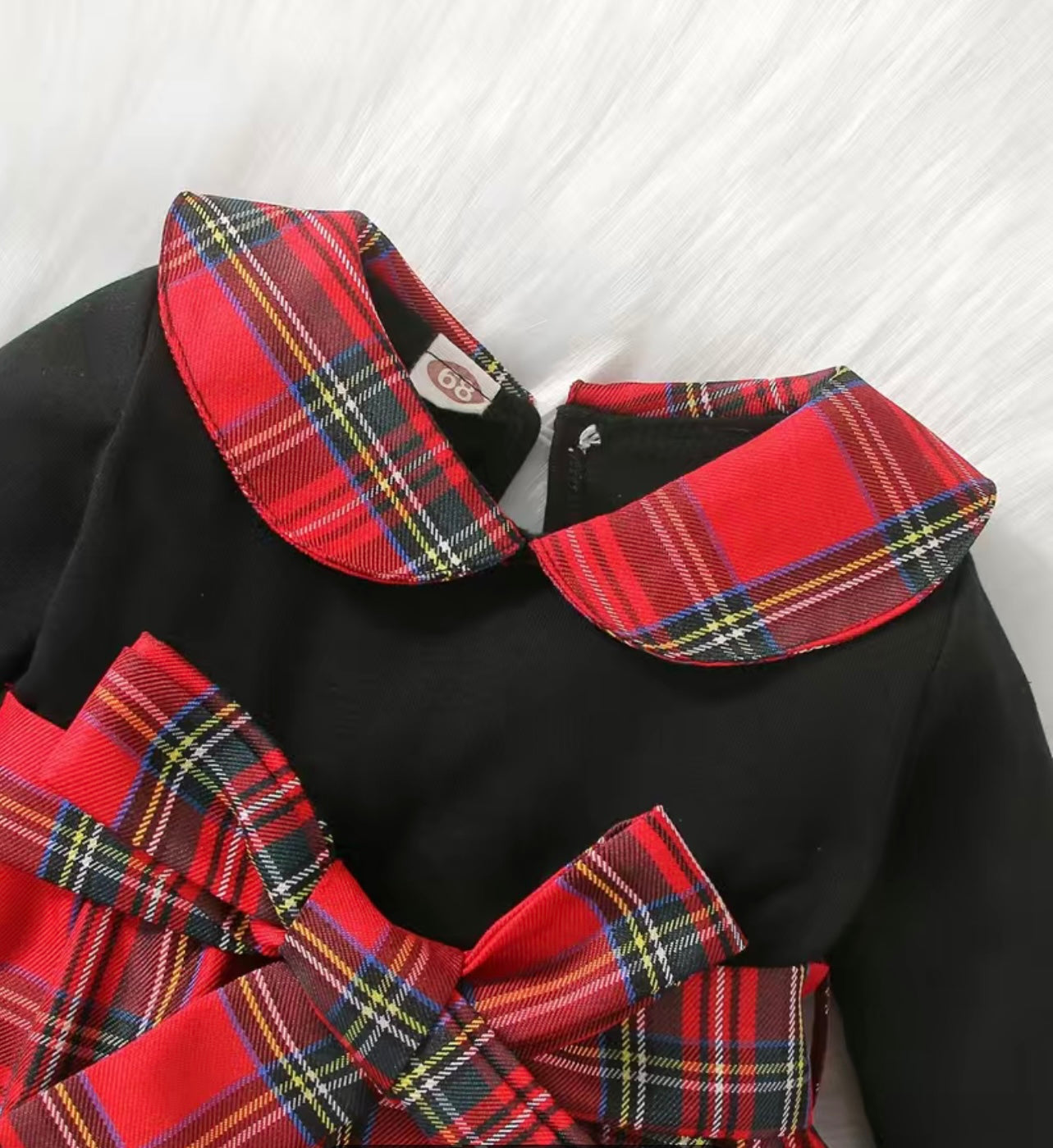 Black & Red Plaid Dress