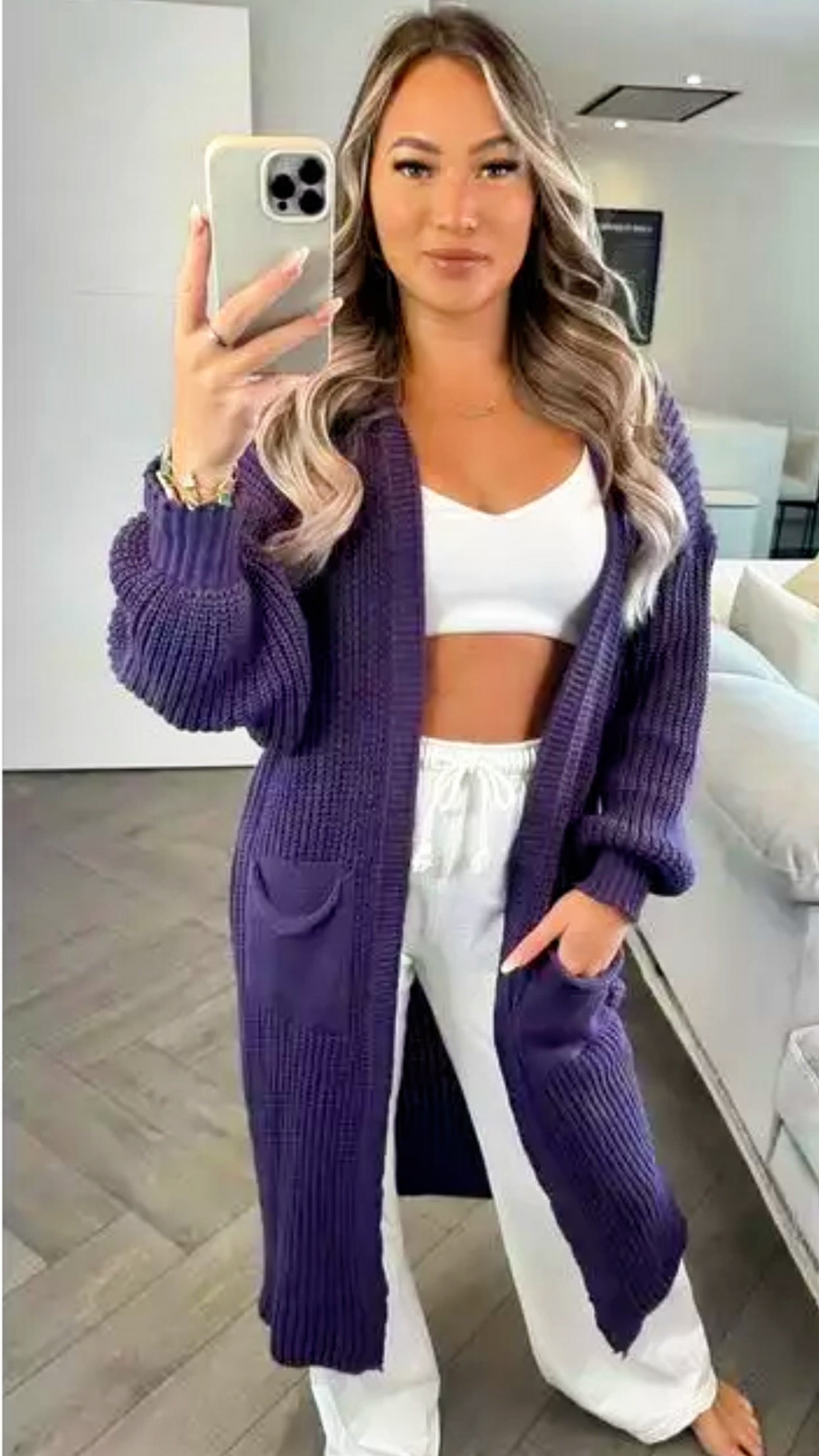 LongLine Knit Cardigan