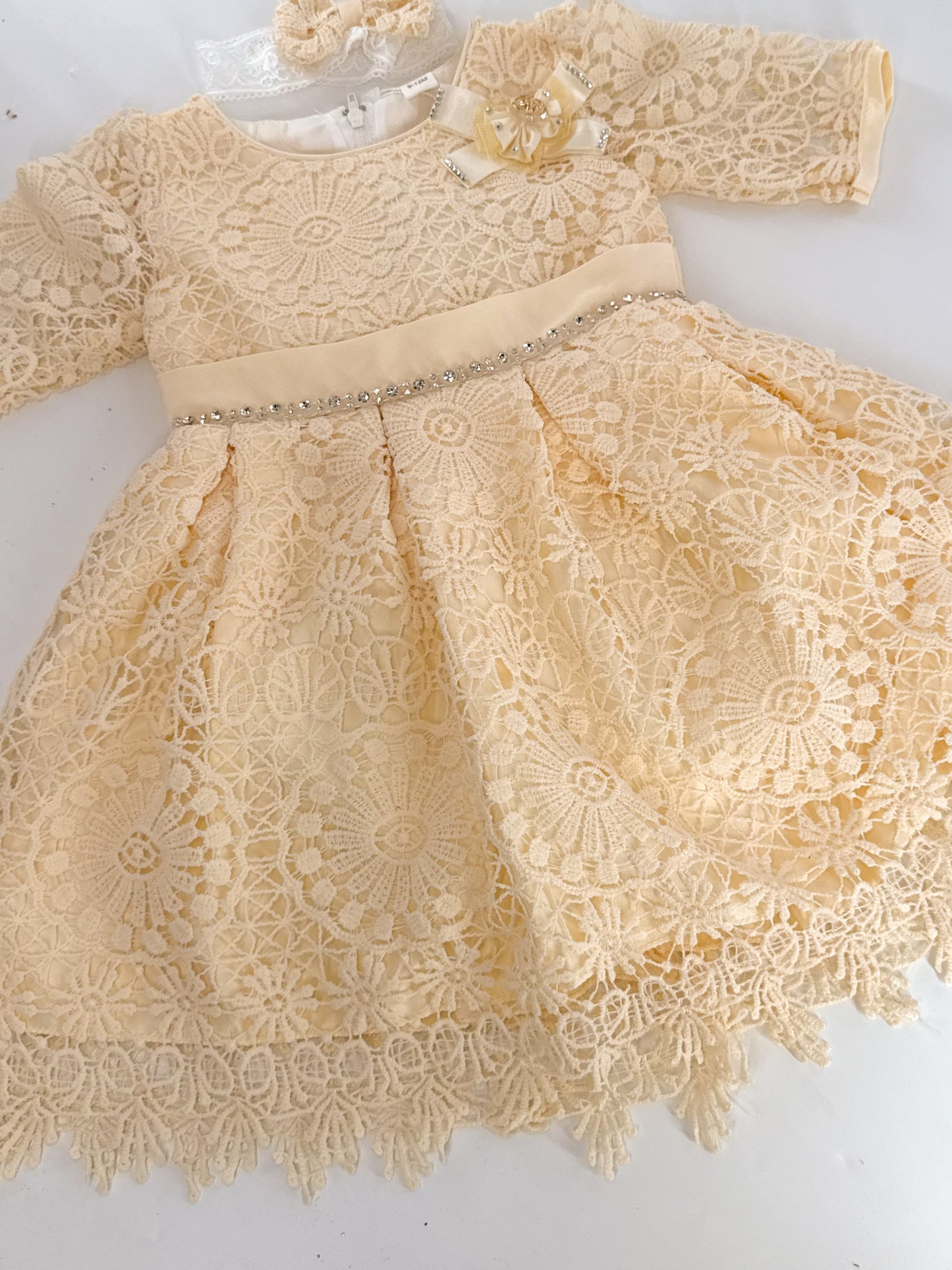 Crochet Lace Baby Dress