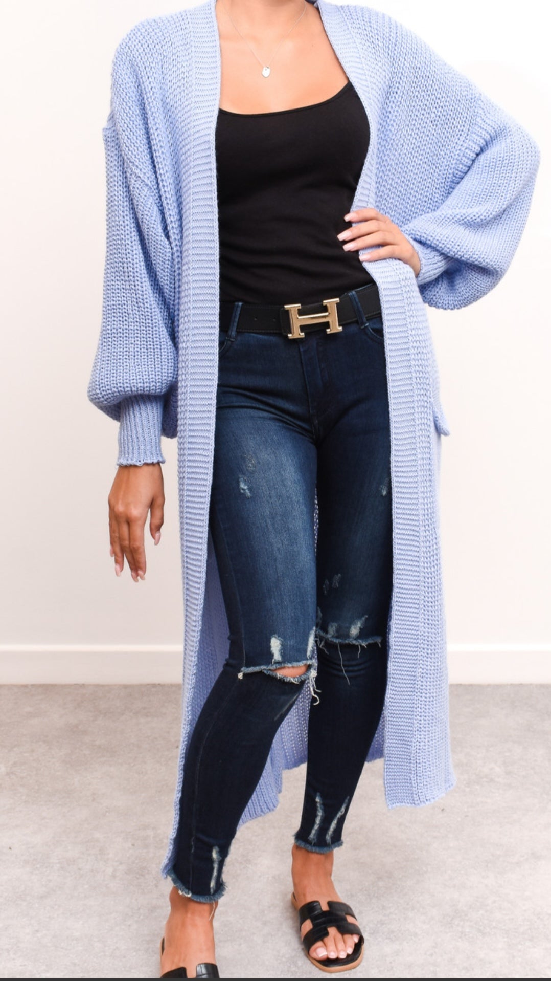 LongLine Knit Cardigan