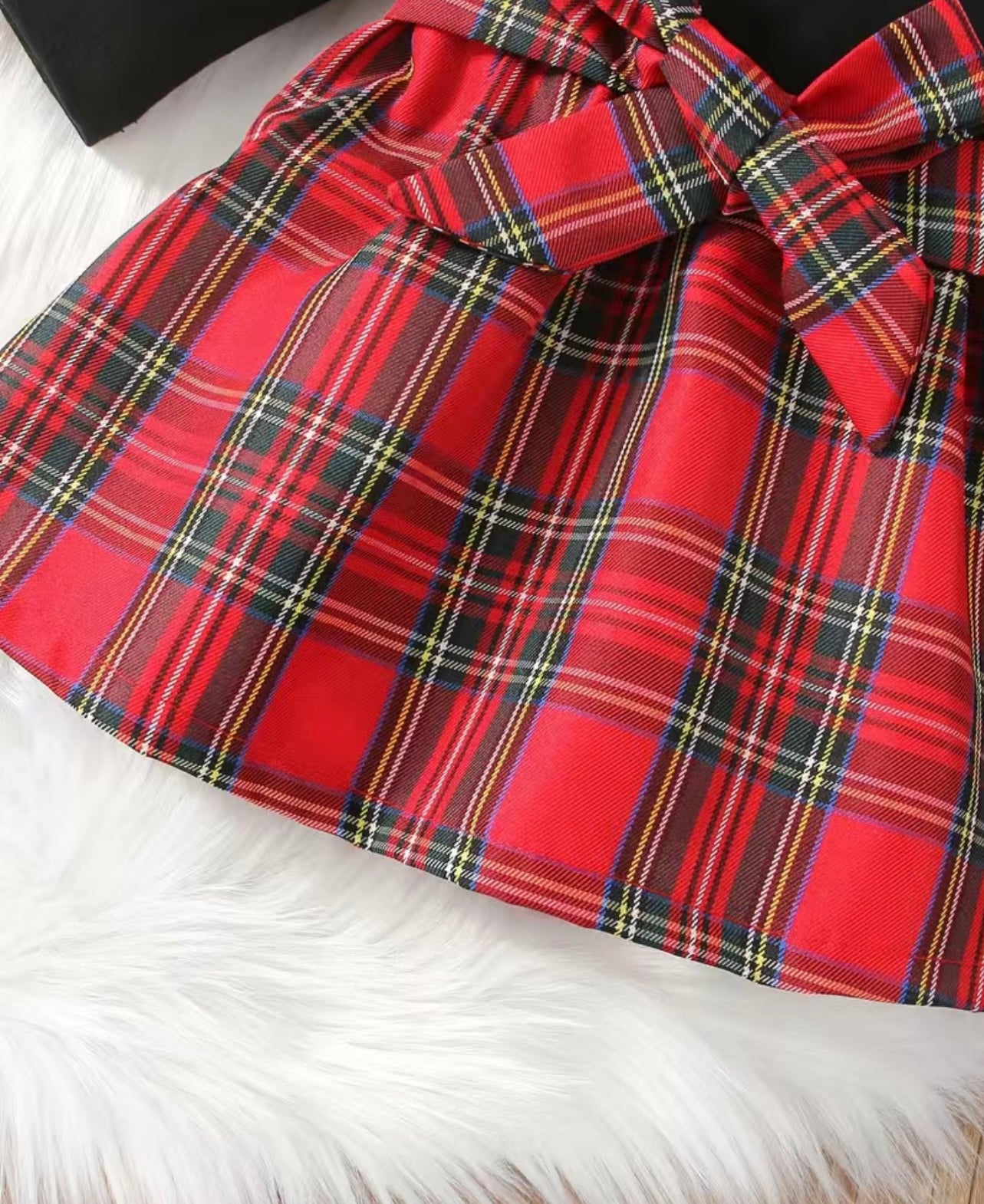 Black & Red Plaid Dress