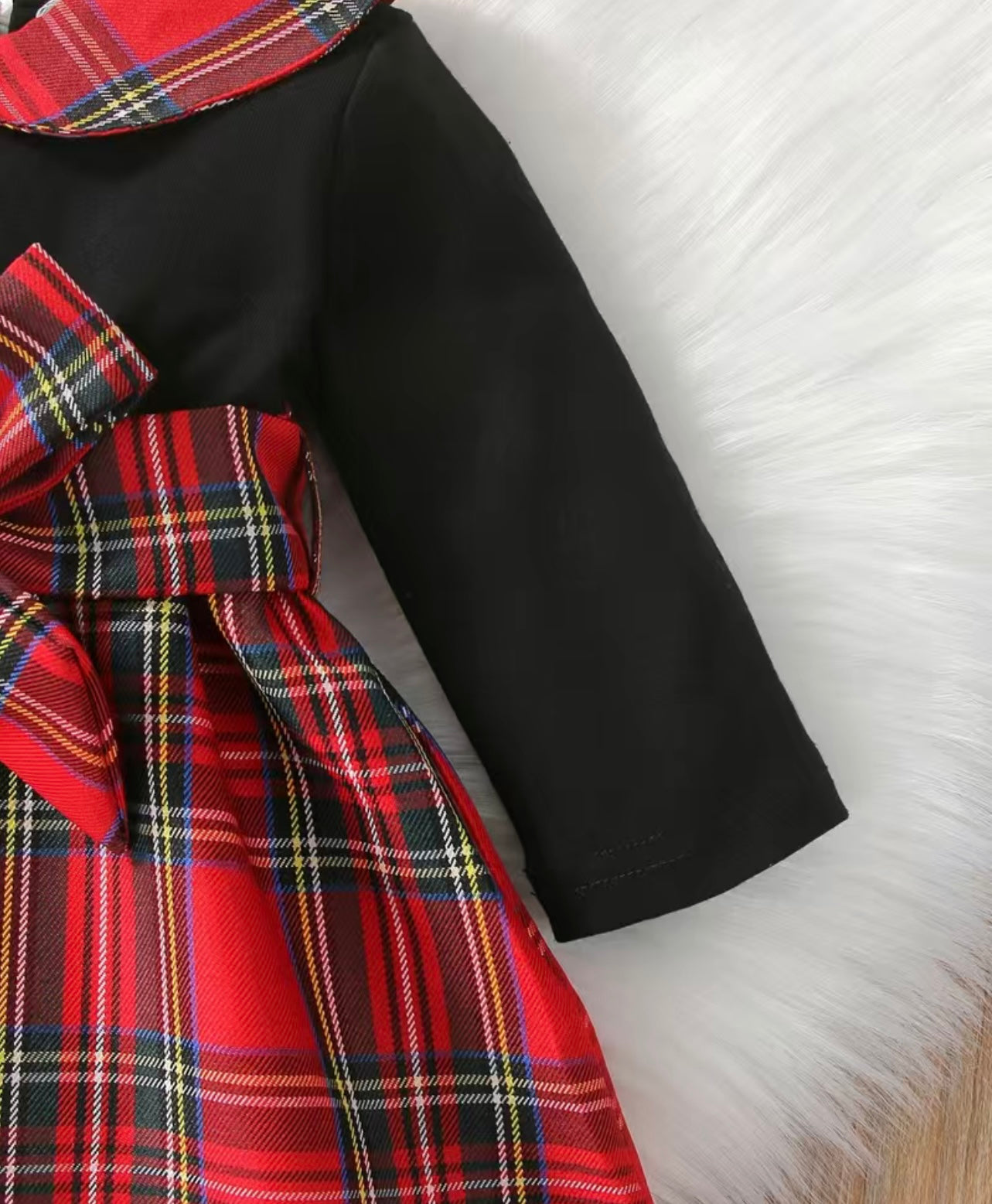 Black & Red Plaid Dress