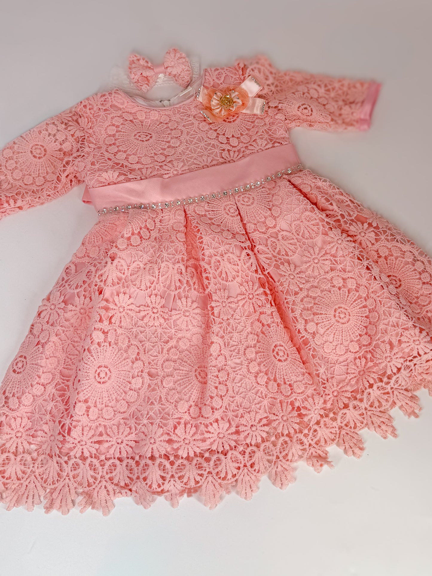 Crochet Lace Baby Dress