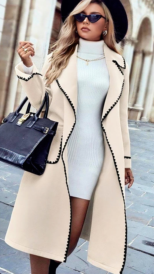 Trench Blanket stitch Coat