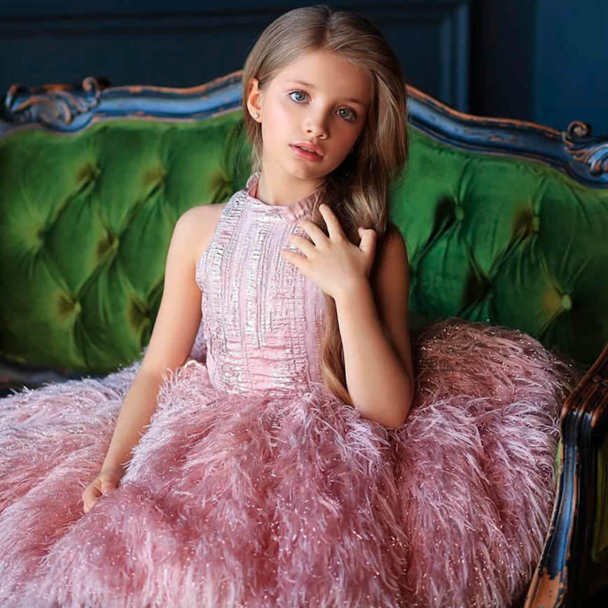Pom Pom Dress In Pink
