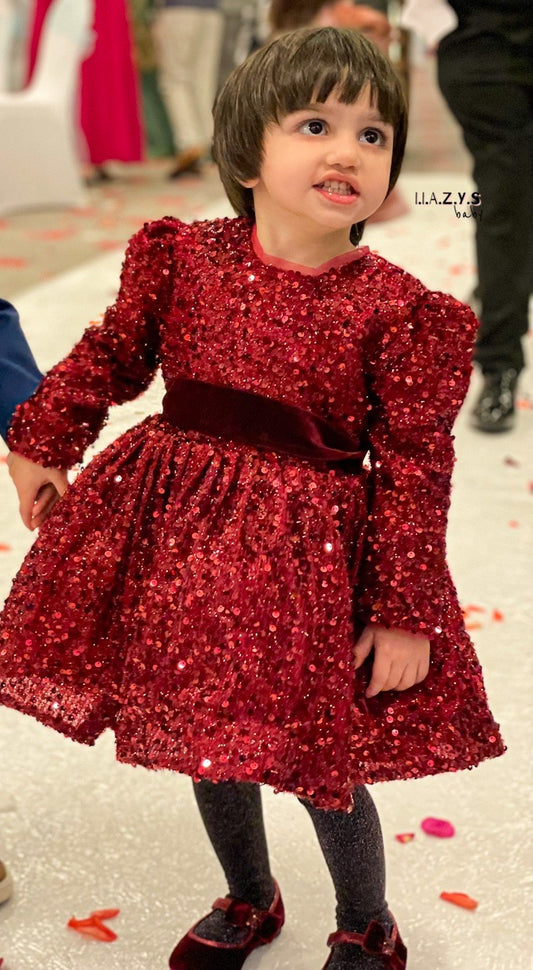 Sequin Love In Red